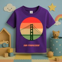 Retro Sun San Francisco Toddler T-Shirt