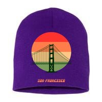Retro Sun San Francisco Short Acrylic Beanie