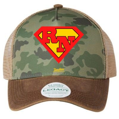 Rn Superhero Super Rn Super Nurse Great Gift Legacy Tie Dye Trucker Hat