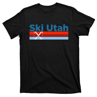 Retro Snow Ski Ski Utah T-Shirt