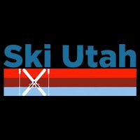 Retro Snow Ski Ski Utah Tall T-Shirt