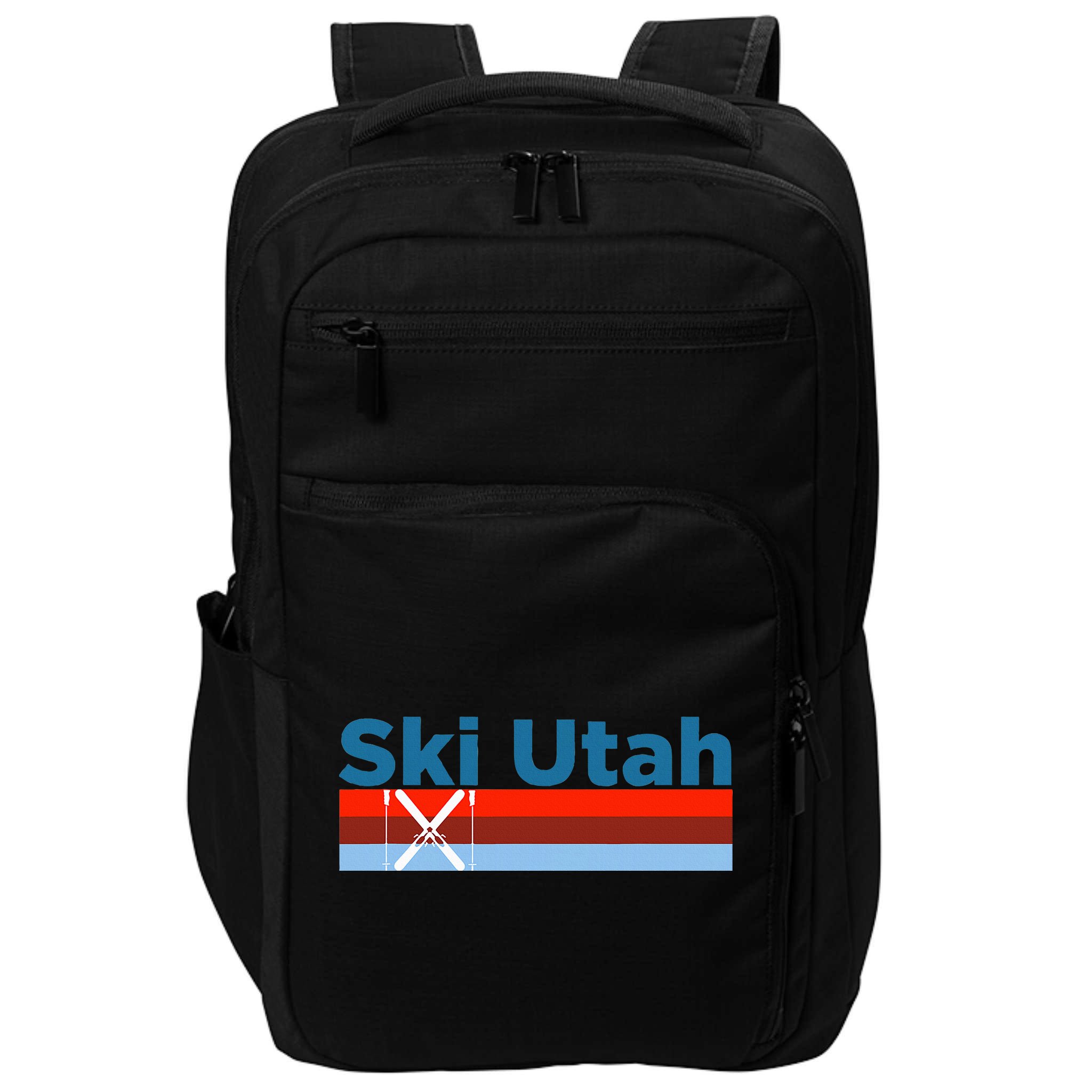 Retro Snow Ski Ski Utah Impact Tech Backpack