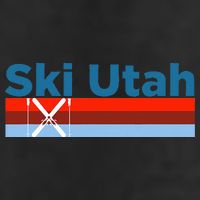 Retro Snow Ski Ski Utah Beanie