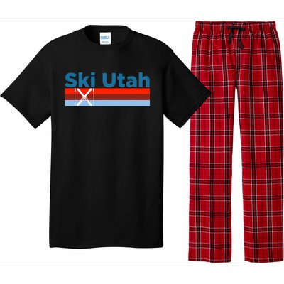 Retro Snow Ski Ski Utah Pajama Set