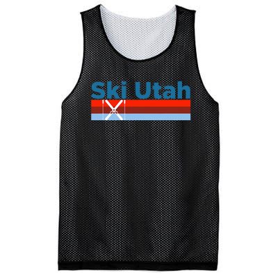 Retro Snow Ski Ski Utah Mesh Reversible Basketball Jersey Tank