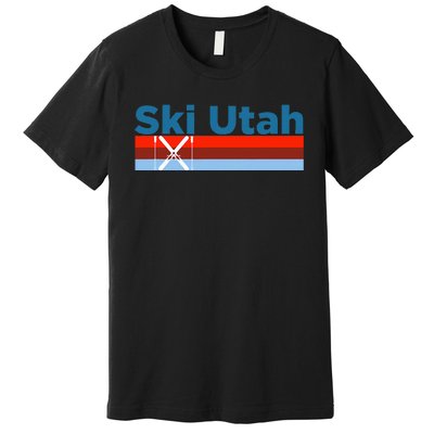 Retro Snow Ski Ski Utah Premium T-Shirt