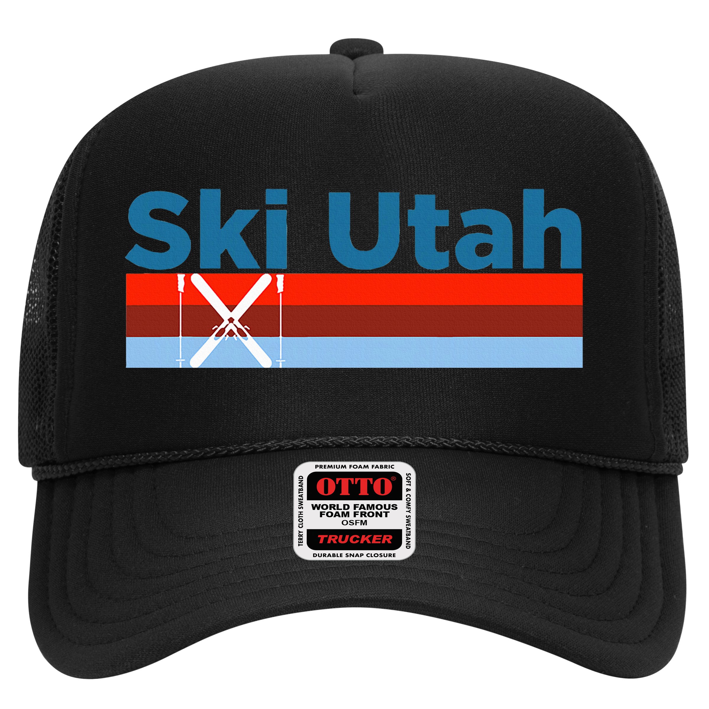 Retro Snow Ski Ski Utah Hat