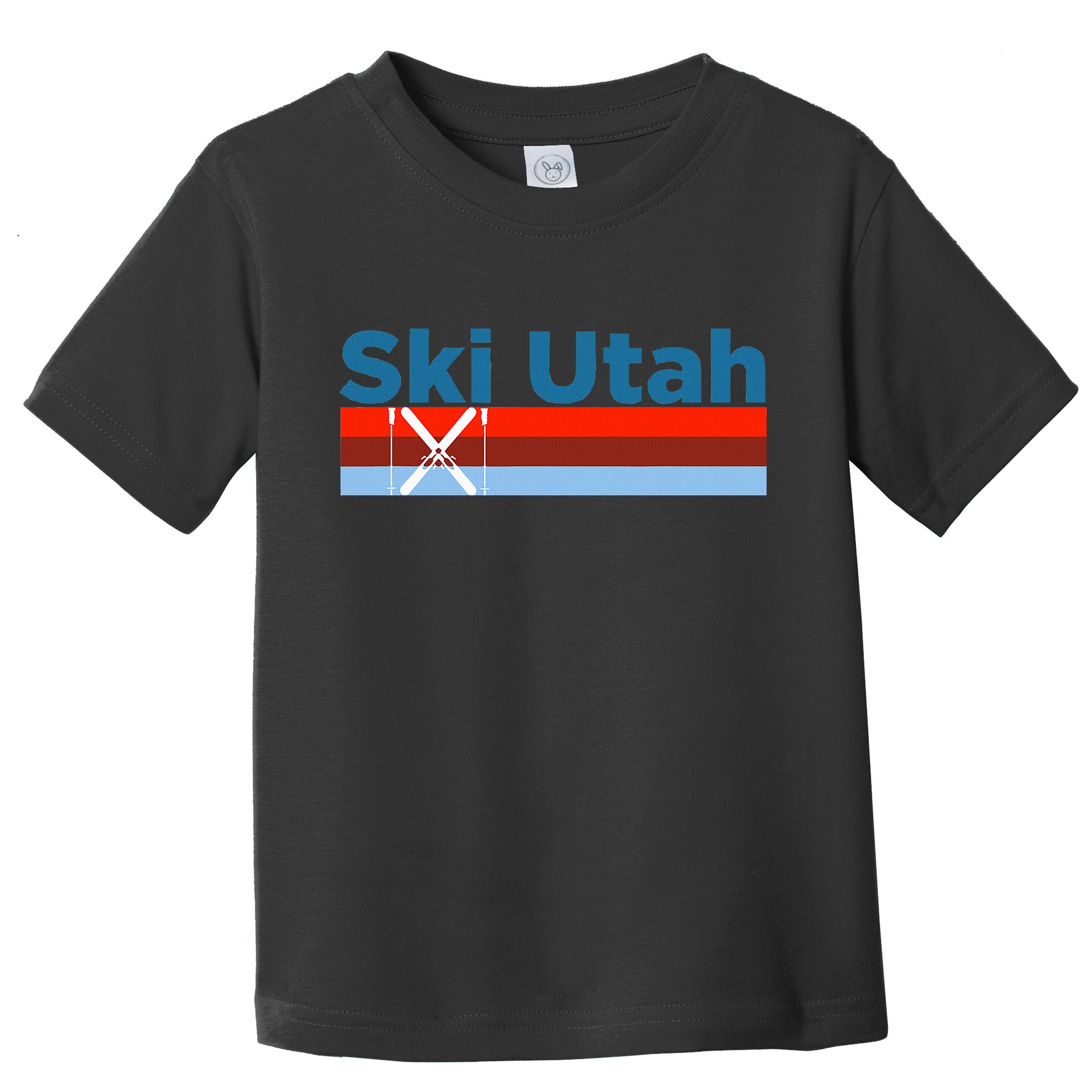 Retro Snow Ski Ski Utah Toddler T-Shirt
