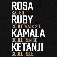 Rosa Sat So Ruby Walk So Kamala Run So Ketanji Rule KBJ Ladies PosiCharge Tri-Blend Wicking Tank