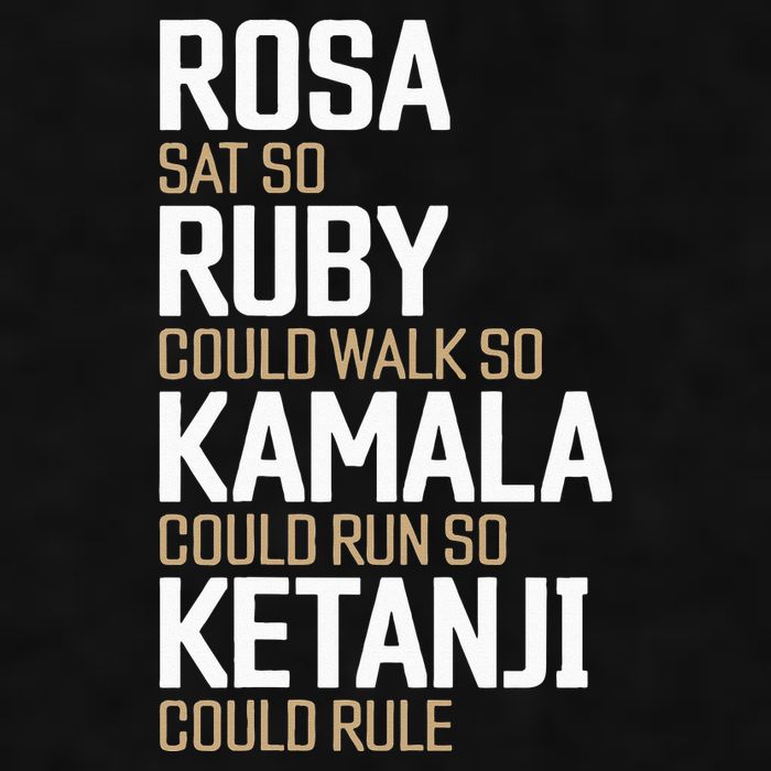 Rosa Sat So Ruby Walk So Kamala Run So Ketanji Rule KBJ Ladies PosiCharge Tri-Blend Wicking Tank
