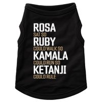 Rosa Sat So Ruby Walk So Kamala Run So Ketanji Rule KBJ Doggie Tank