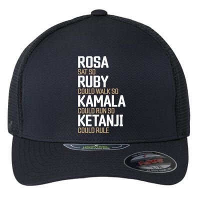Rosa Sat So Ruby Walk So Kamala Run So Ketanji Rule KBJ Flexfit Unipanel Trucker Cap