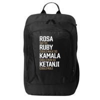 Rosa Sat So Ruby Walk So Kamala Run So Ketanji Rule KBJ City Backpack
