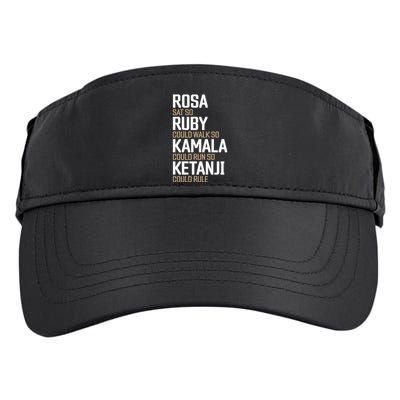 Rosa Sat So Ruby Walk So Kamala Run So Ketanji Rule KBJ Adult Drive Performance Visor