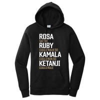Rosa Sat So Ruby Walk So Kamala Run So Ketanji Rule KBJ Women's Pullover Hoodie