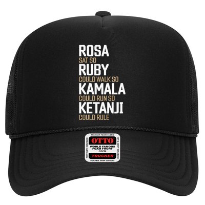 Rosa Sat So Ruby Walk So Kamala Run So Ketanji Rule KBJ Trucker Hat