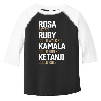 Rosa Sat So Ruby Walk So Kamala Run So Ketanji Rule KBJ Toddler Fine Jersey T-Shirt