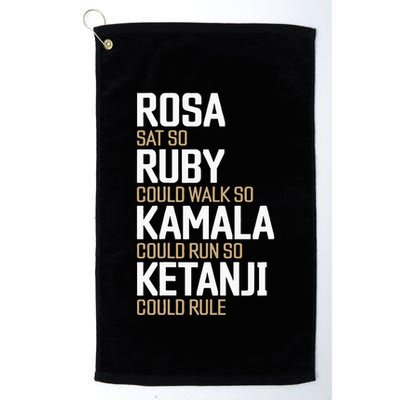 Rosa Sat So Ruby Walk So Kamala Run So Ketanji Rule KBJ Golf Towel