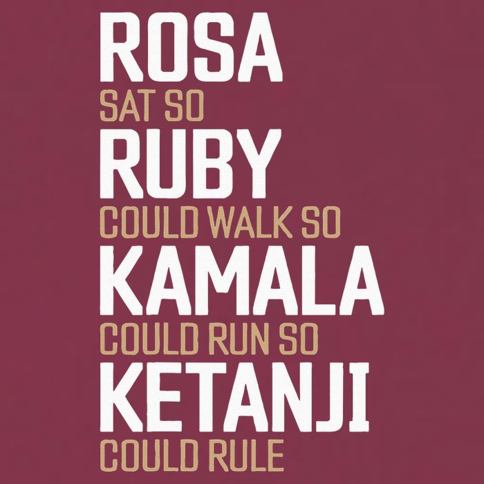 Rosa Sat So Ruby Walk So Kamala Run So Ketanji Rule KBJ 16oz Travel Tumbler