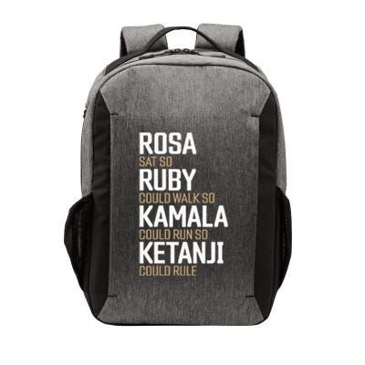 Rosa Sat So Ruby Walk So Kamala Run So Ketanji Rule KBJ Vector Backpack