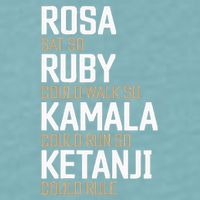 Rosa Sat So Ruby Walk So Kamala Run So Ketanji Rule KBJ Sueded Cloud Jersey T-Shirt