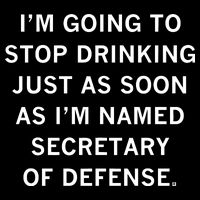Raygun Store Secretary Of Defense Drinking Doggie Tank
