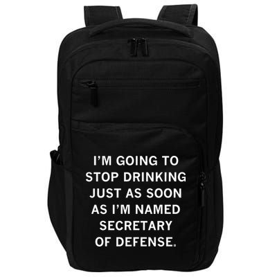 Raygun Store Secretary Of Defense Drinking Impact Tech Backpack