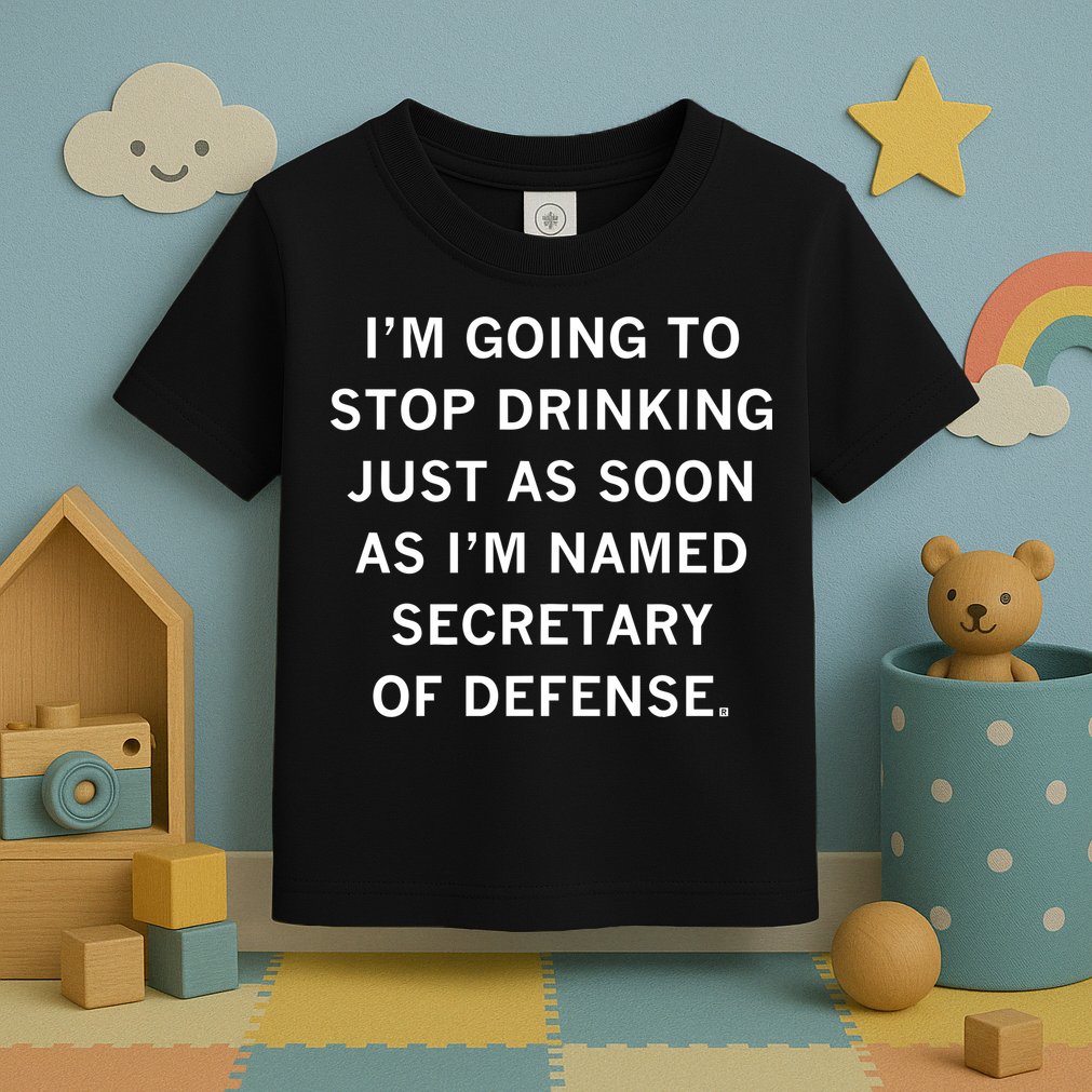 Raygun Store Secretary Of Defense Drinking Toddler T-Shirt