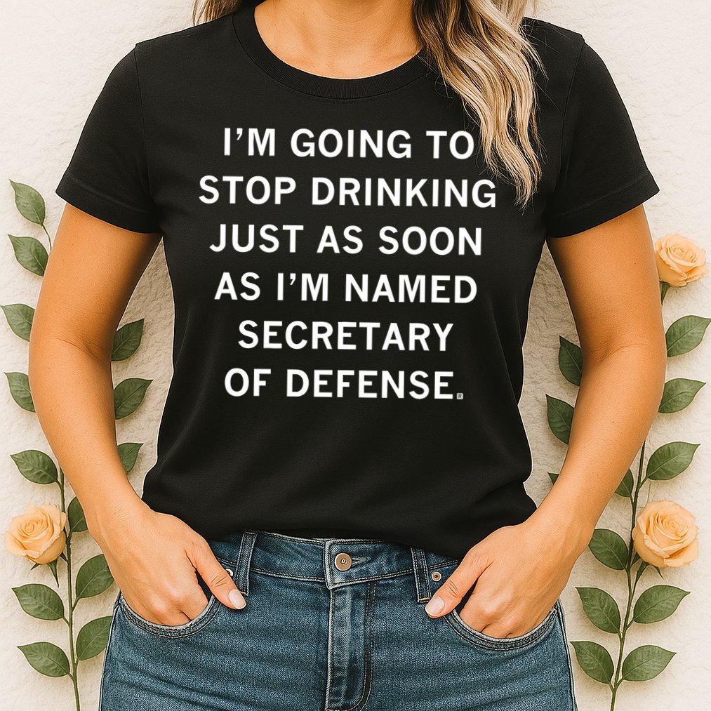 Raygun Store Secretary Of Defense Drinking Womens T-Shirt