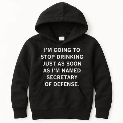 Raygun Store Secretary Of Defense Drinking Kids Hoodie