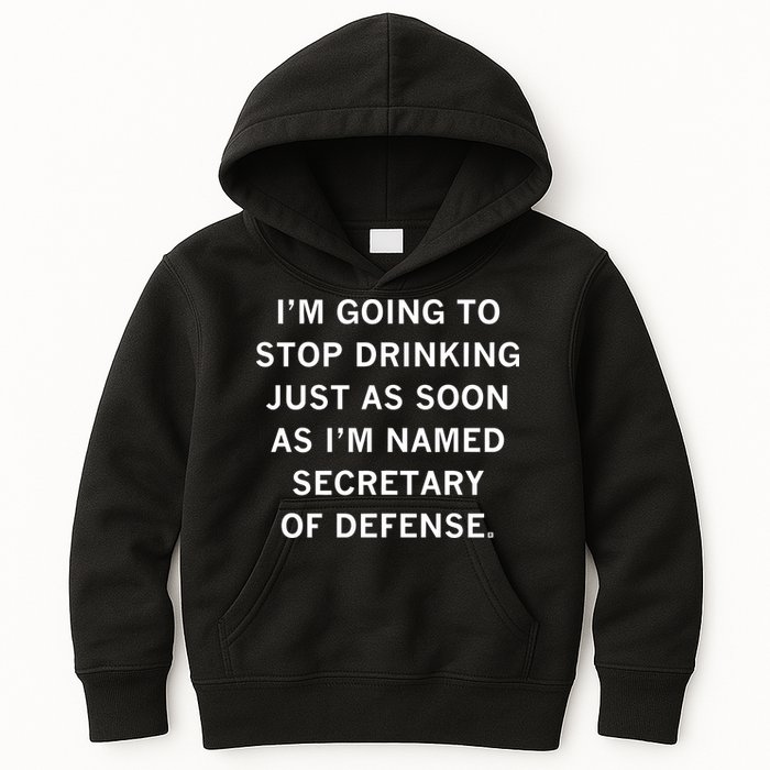 Raygun Store Secretary Of Defense Drinking Kids Hoodie