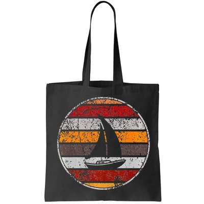 Retro Smooth Sailing Vintage Sailboat Vacation Island Bag