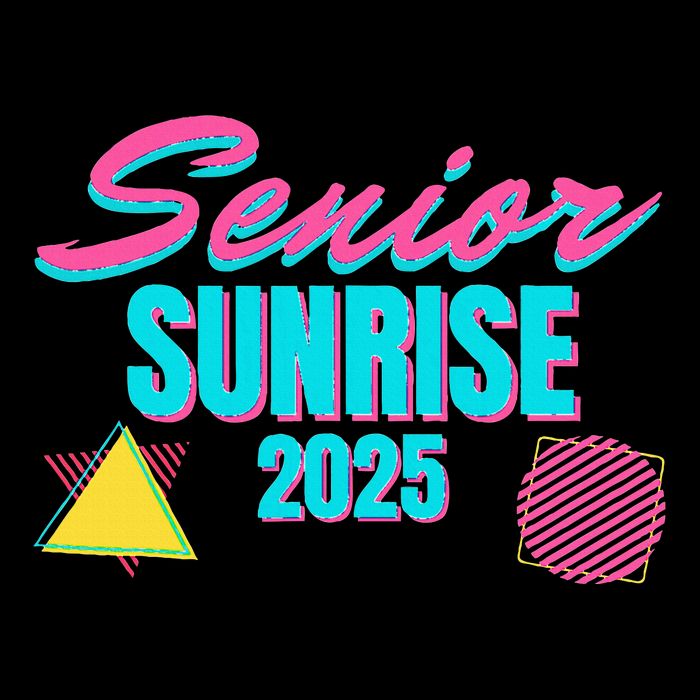 Retro Senior Sunrise 2025 High School 12th Twelfth Grade 16 in Basic Backpack