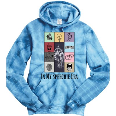 Retro Speech Therapist Slp Speech Therapy In My Speechie Era Tie Dye Hoodie