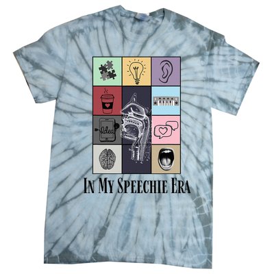 Retro Speech Therapist Slp Speech Therapy In My Speechie Era Tie-Dye T-Shirt