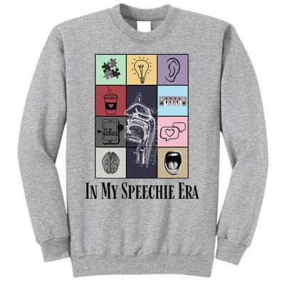 Retro Speech Therapist Slp Speech Therapy In My Speechie Era Tall Sweatshirt