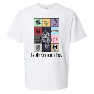 Retro Speech Therapist Slp Speech Therapy In My Speechie Era Sueded Cloud Jersey T-Shirt