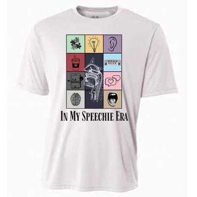 Retro Speech Therapist Slp Speech Therapy In My Speechie Era Cooling Performance Crew T-Shirt