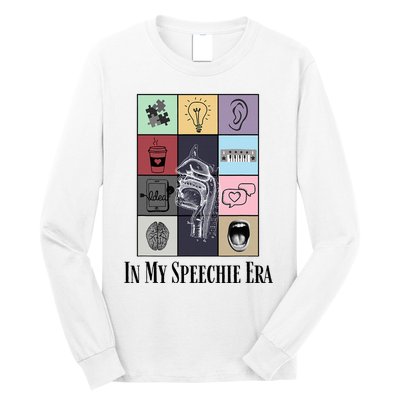 Retro Speech Therapist Slp Speech Therapy In My Speechie Era Long Sleeve Shirt