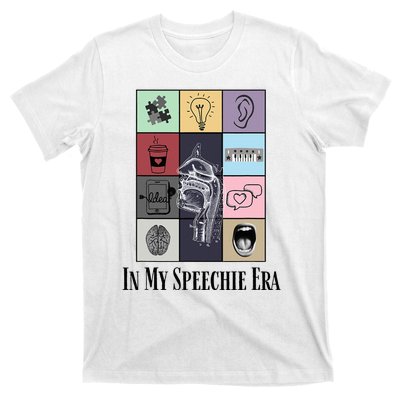 Retro Speech Therapist Slp Speech Therapy In My Speechie Era T-Shirt