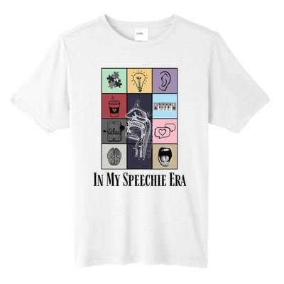 Retro Speech Therapist Slp Speech Therapy In My Speechie Era Tall Fusion ChromaSoft Performance T-Shirt