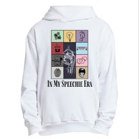 Retro Speech Therapist Slp Speech Therapy In My Speechie Era Urban Pullover Hoodie