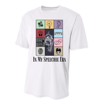 Retro Speech Therapist Slp Speech Therapy In My Speechie Era Performance Sprint T-Shirt