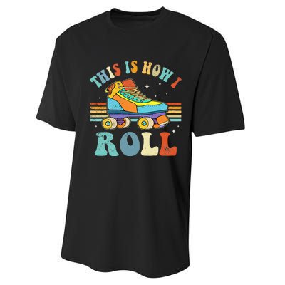 Roller Skates This Is How I Roll Skate Sport Roller Skating Performance Sprint T-Shirt