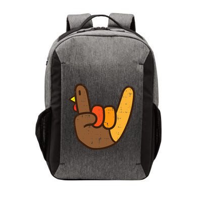 Rock Sign Turkey Hand Cool Thanksgiving Metal Punk Vector Backpack