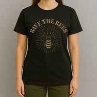 Retro Save the Bees Apiary Bee Beekeeper Earth Day T-Shirt