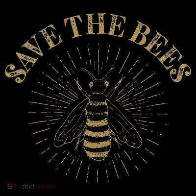 Retro Save the Bees Apiary Bee Beekeeper Earth Day T-Shirt