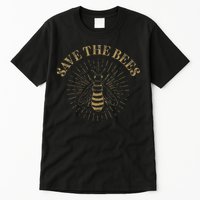 Retro Save the Bees Apiary Bee Beekeeper Earth Day Tall T-Shirt