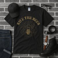 Retro Save the Bees Apiary Bee Beekeeper Earth Day Tall T-Shirt