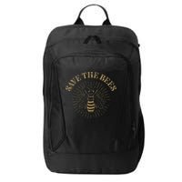 Retro Save the Bees Apiary Bee Beekeeper Earth Day City Backpack